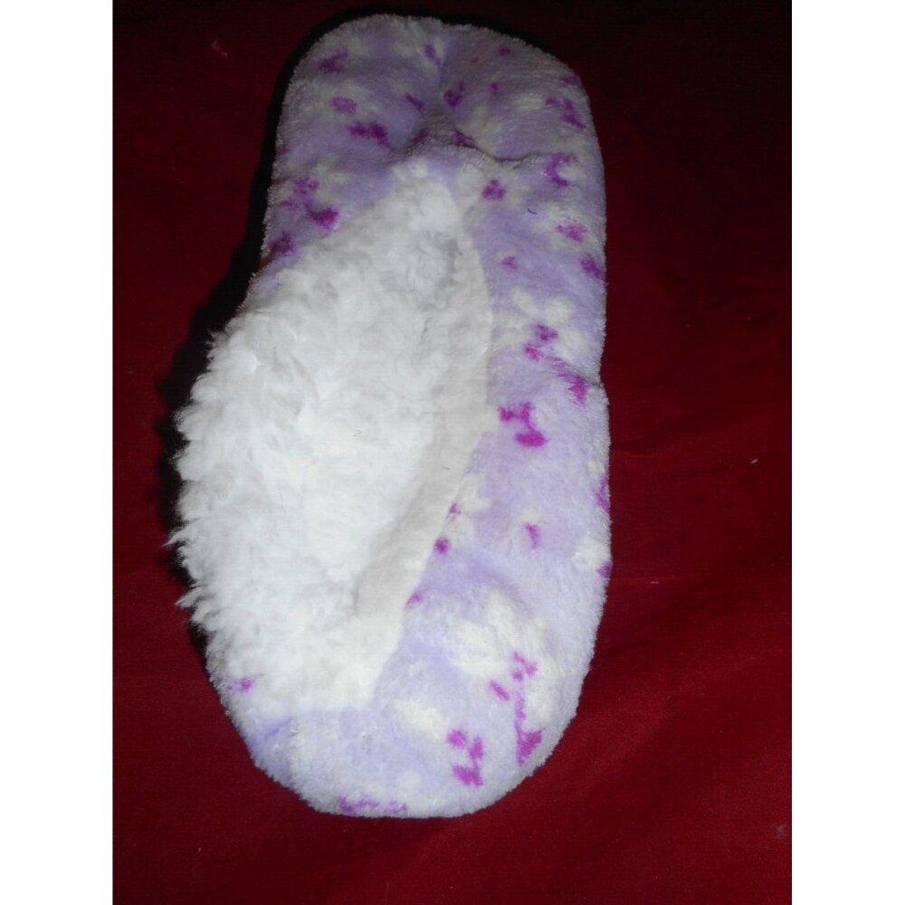 1 Pair Womens Snuggle Feet Non-Slip Slipper Size S/M 5-7 Soft Warm Slippers